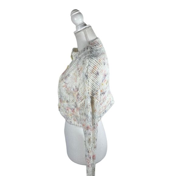 Urban Outfitters Cameron Confetti Cable Knit Crop Cardigan - Picture 9 of 13